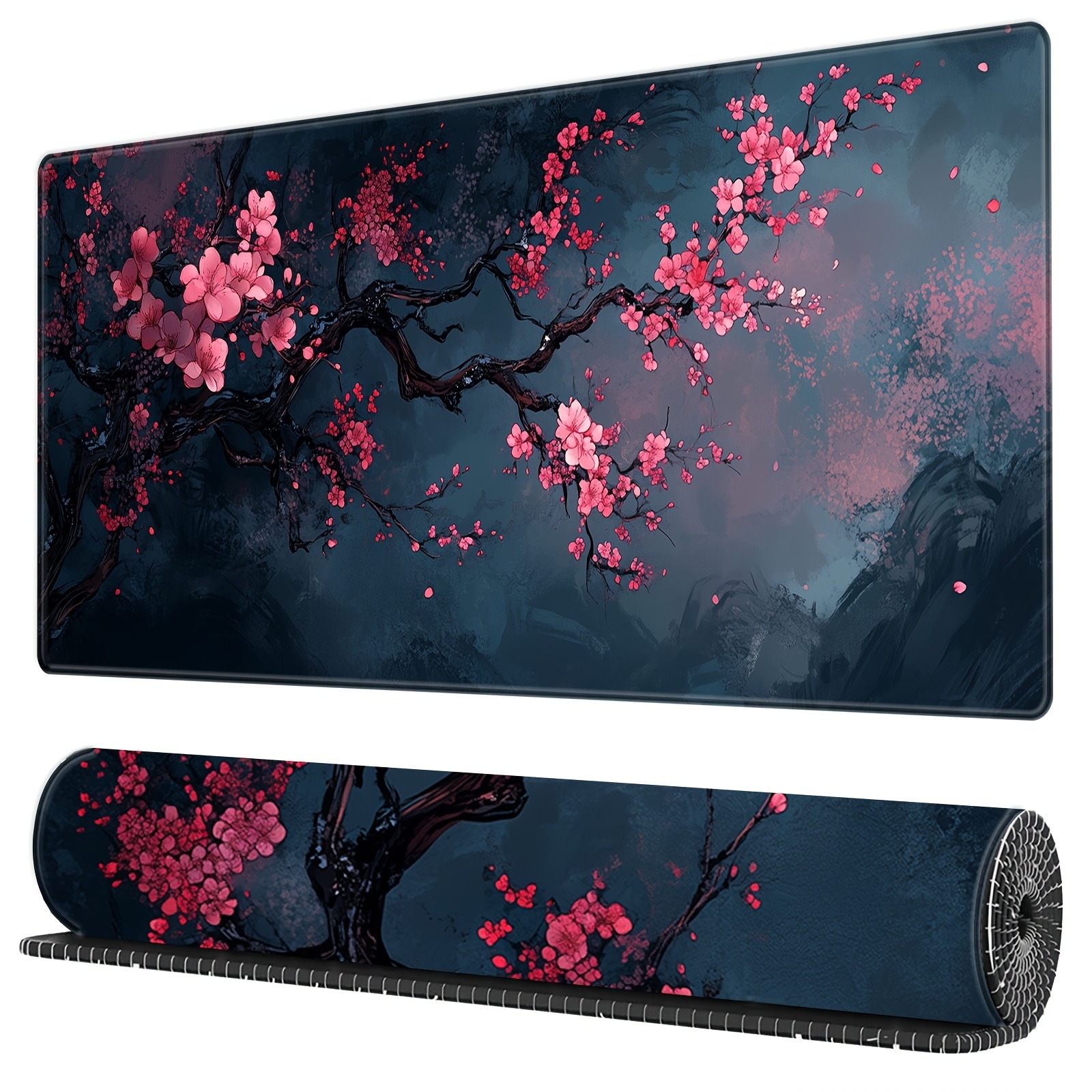 Gaming Accessories Cheap - لوحة ماوس ألعاب Night Cherry Blossom،