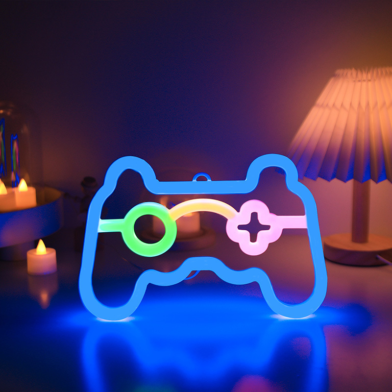 Accessories For Your Gaming Room - أضواء إشارة النيون للألعاب، مصباح نيون