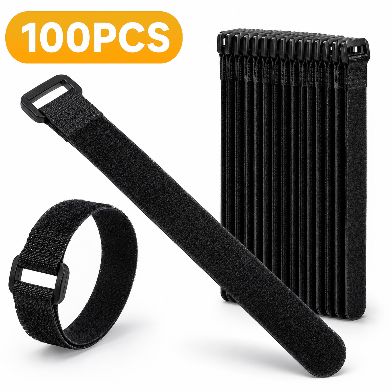 Gaming Accessories Organizer - أشرطة فيلكرو قابلة لإعادة الاستخدام، منظم