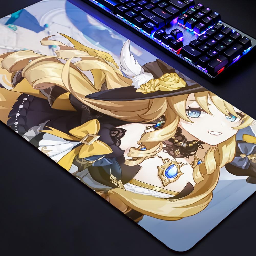 Gaming Accessories Girls - Navia Genshin Impact Anime Girl Mousepad