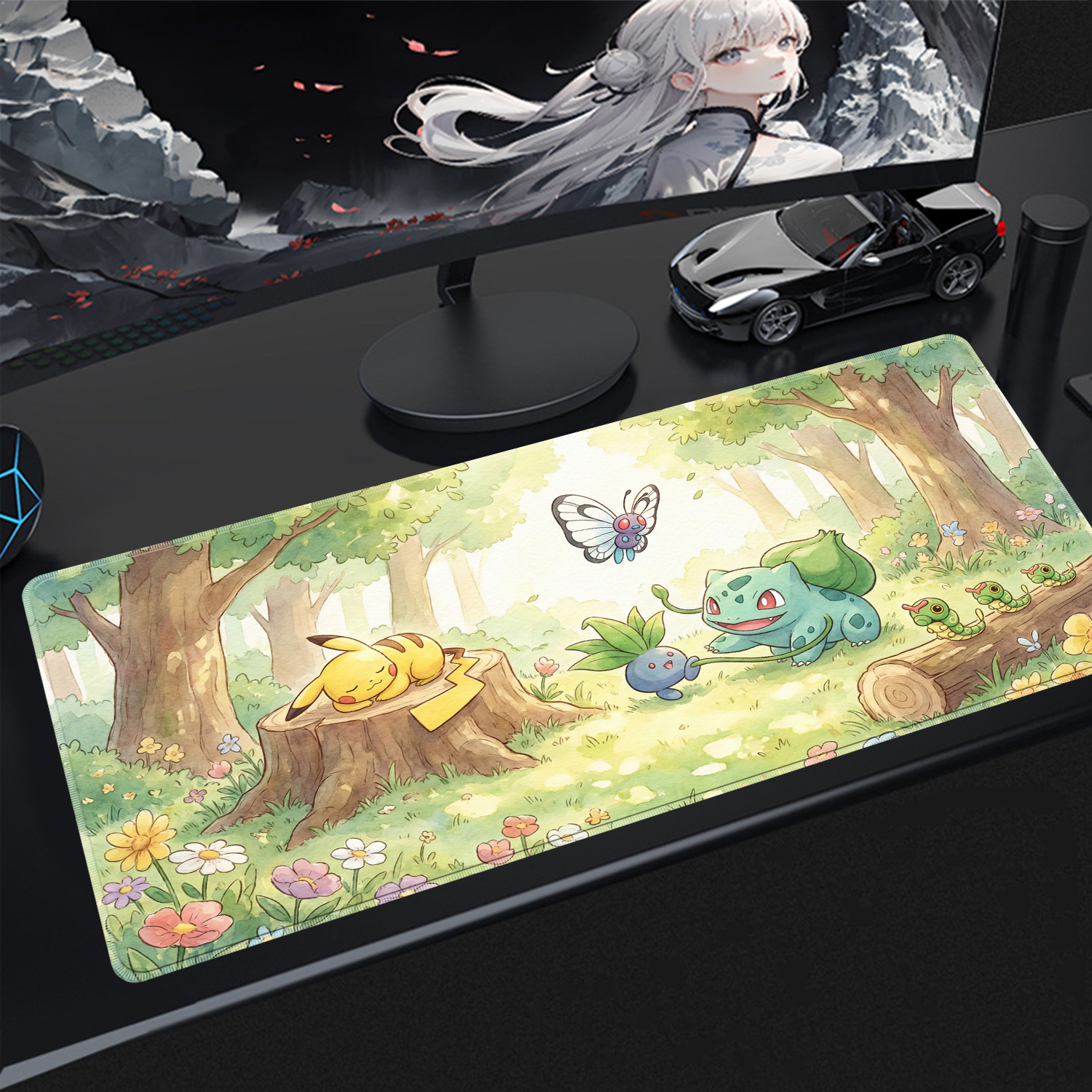 Gaming Accessories For Gaming Desk - لوحة ماوس كاواي للألعاب، إكسسوارات الكمبيوتر،