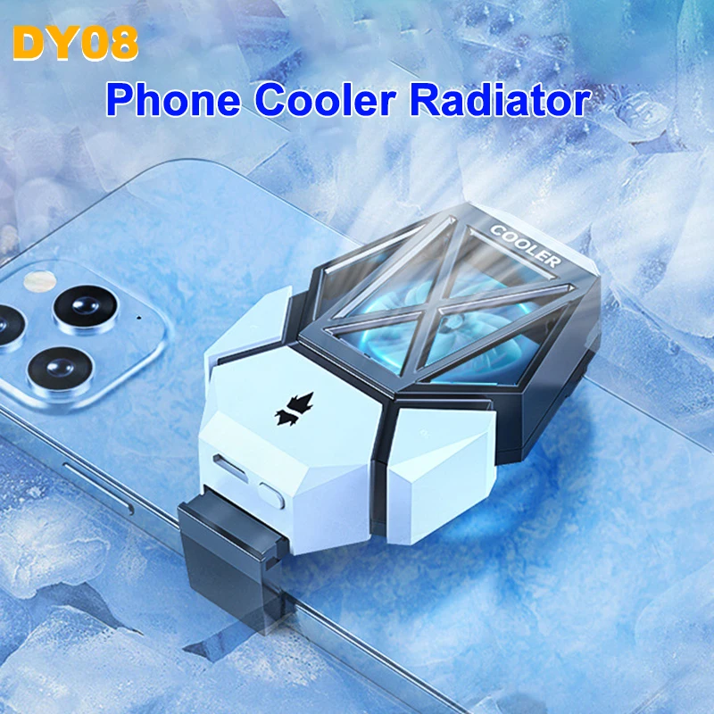 Gaming Accessories For Phone - DY08 مشعاع مروحة تبريد الهاتف المحمول