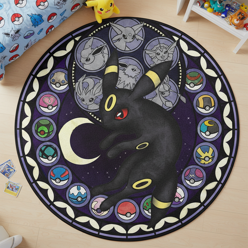 Accessories For Your Gaming Room - سجادة أرضية على طراز بوكيمون أمبريون،