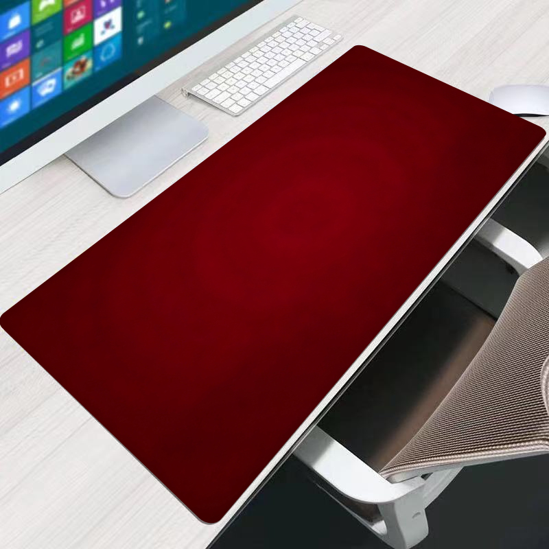 Gaming Accessories For Gaming Desk - لوحة ماوس حمراء للمكتب، حصيرة مكتبية