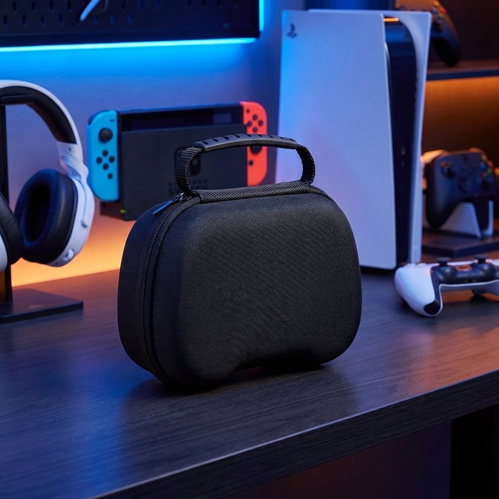 Gaming Accessories Organizer - صندوق تخزين صلب لملحقات الألعاب، حقيبة
