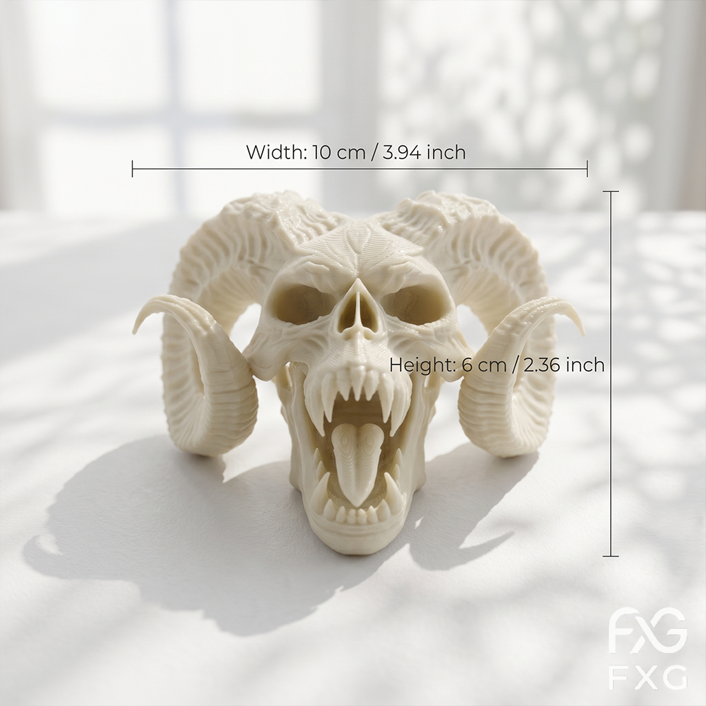 تمثال جمجمة شيطانية حلزوني منح - مراجعة Gaming Accessories For Room وسعره