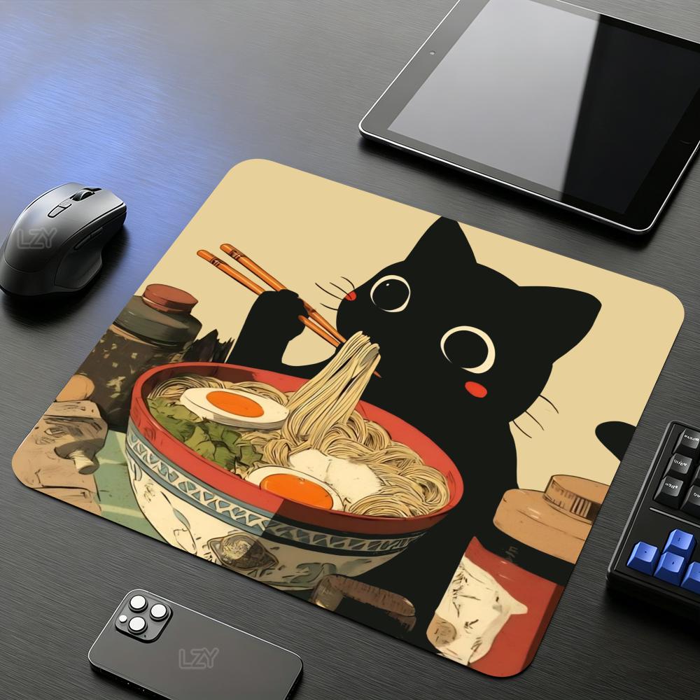 لوحة ماوس صغيرة بتصميم قطة سود - مراجعة Gaming Accessories Shop وسعره
