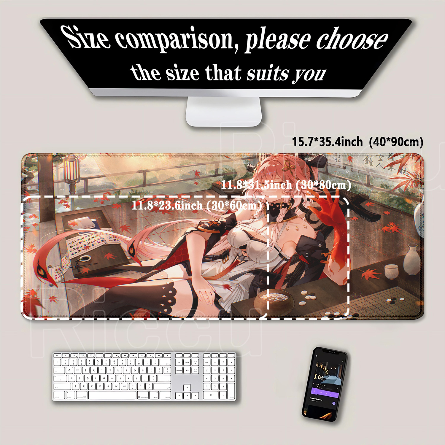 سجادة ماوس للألعاب بطباعة عالي - مراجعة Gaming Accessories Girls وسعره