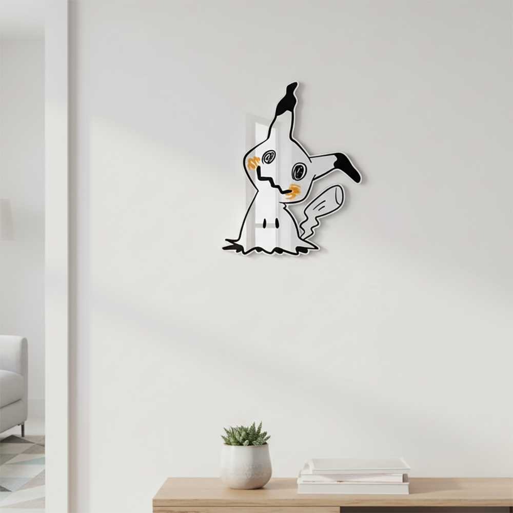 مرآة زجاجية بتصميم كرتوني لشخص - مراجعة Gaming Accessories For Room وسعره