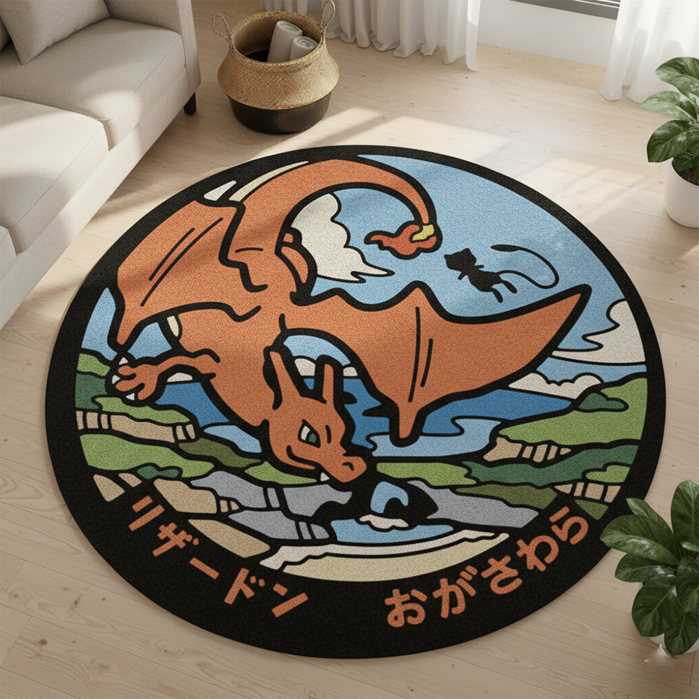 سجادة أرضية بوكيمون تشاريزارد  - مراجعة Accessories For Your Gaming Room وسعره