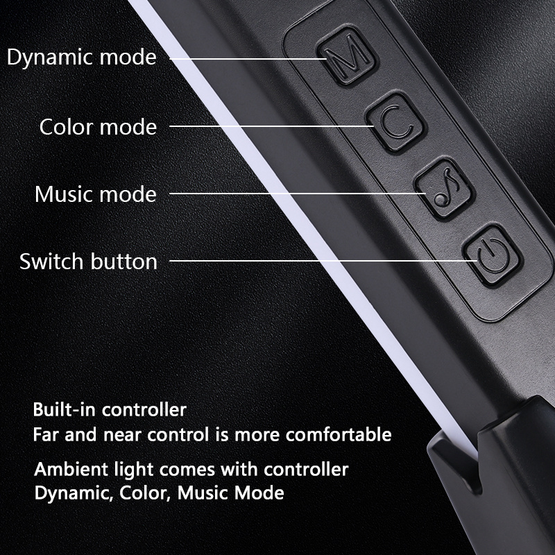 LED RGB ضوء 2 حزمة 30 سنتيمتر  - مراجعة Accessories For Your Gaming Room وسعره