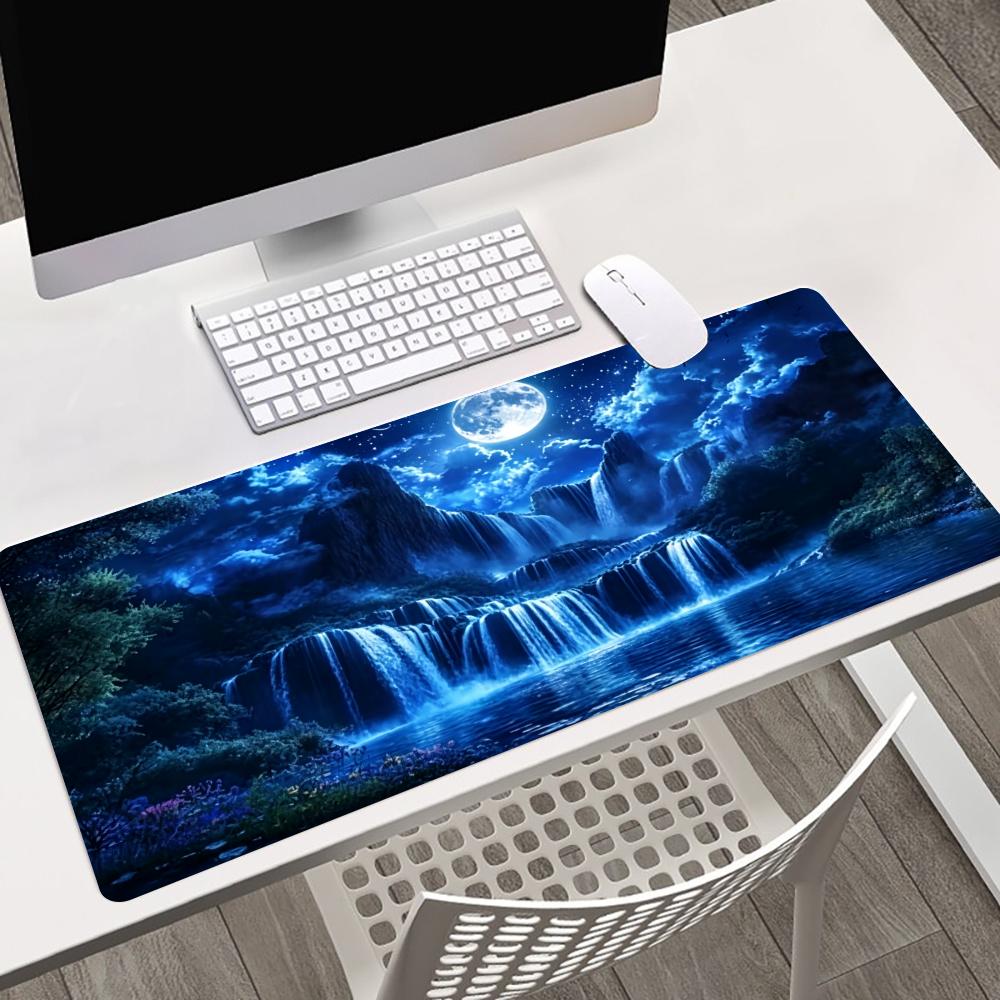 سجادة ماوس بتصميم منظر شلال مض - مراجعة Gaming Accessories Organizer وسعره