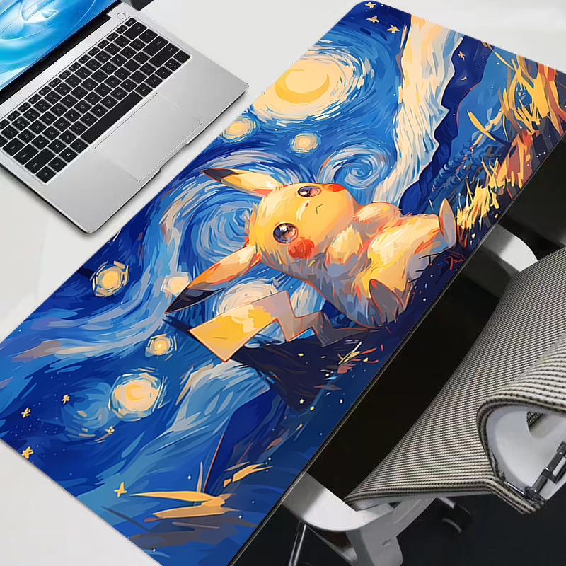 لوحة ماوس كبيرة من مطاط P-Pika - مراجعة Gaming Accessories For Gaming Desk وسعره