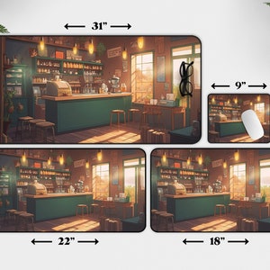 Kawaii أنيمي حصيرة مكتبية مقهى - مراجعة Gaming Accessories Shop وسعره