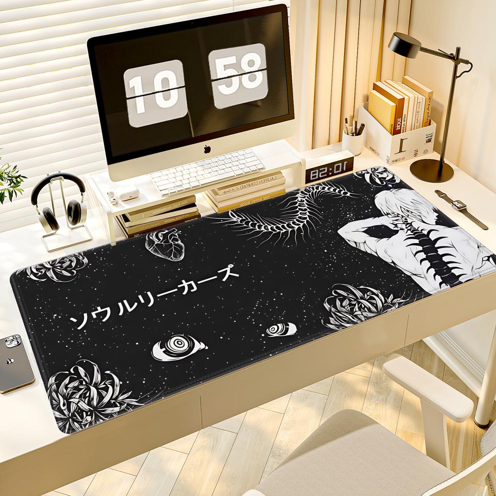 HYBXAXC سجادة ماوس بتصميم أنمي - مراجعة Gaming Accessories Boys وسعره