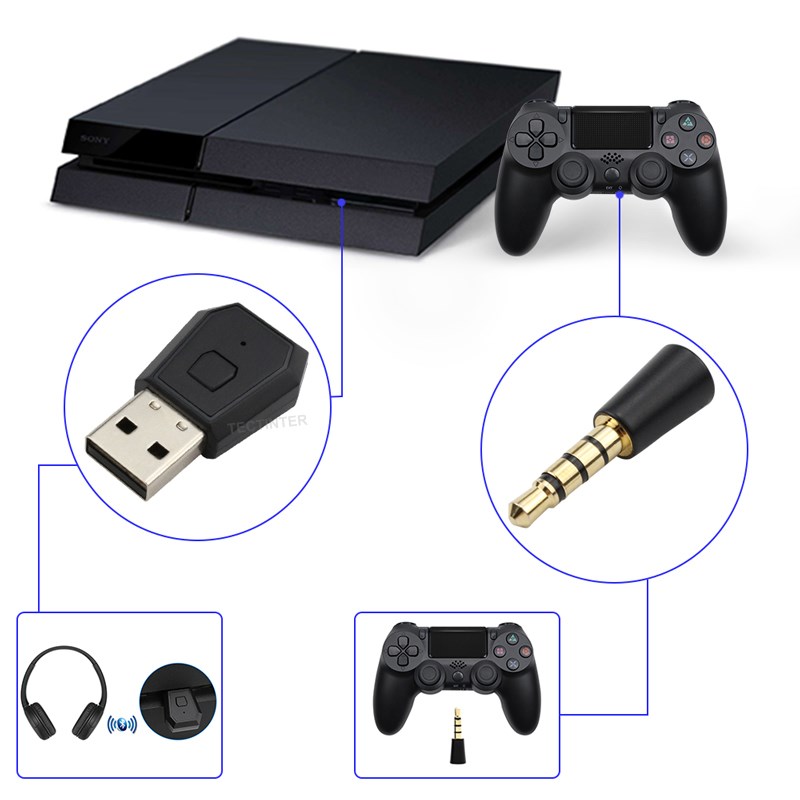 محول USB لاسلكي لوحدة تحكم PS4 - مراجعة Gaming Accessories Headset وسعره