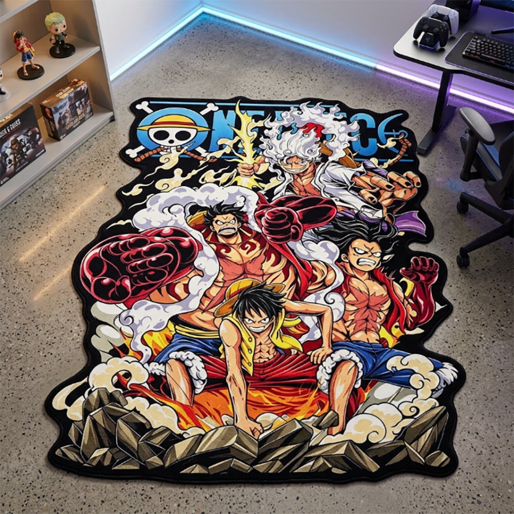 سجادة أرضية أنمي لوفي قطعة واح - مراجعة Gaming Accessories For Room وسعره
