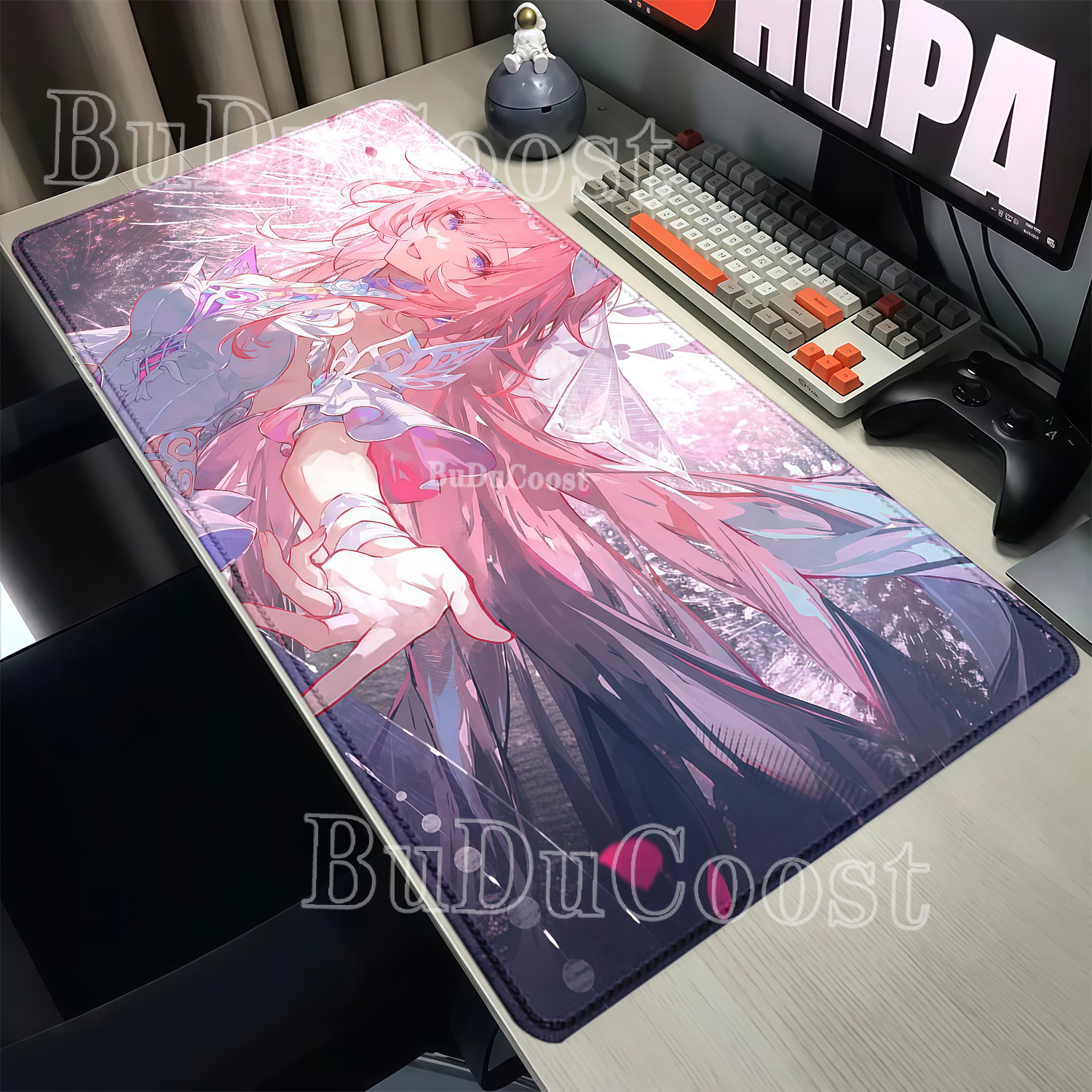 لوحة ماوس كبيرة للألعاب HSR Cy - مراجعة Gaming Accessories Girls وسعره