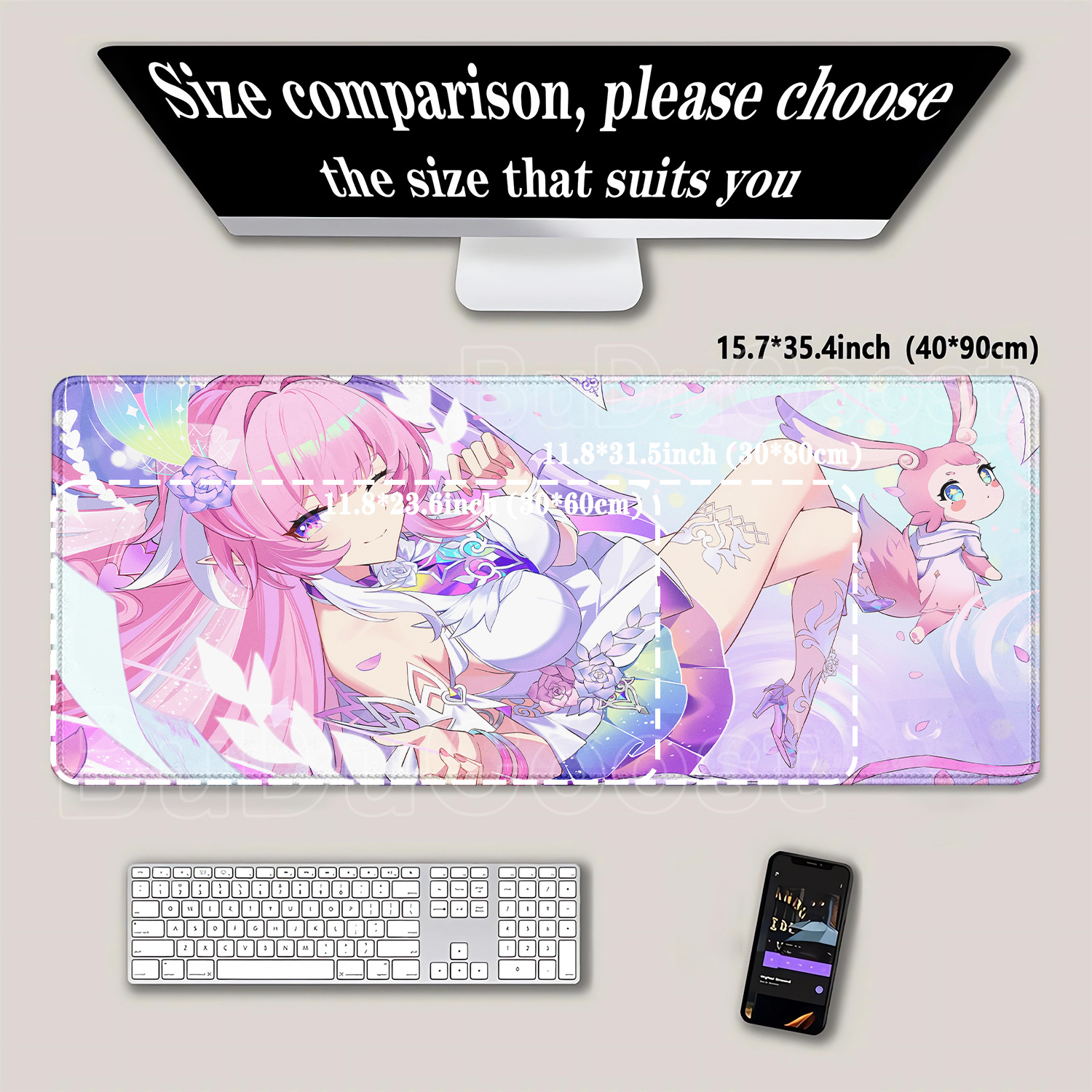 لوحة ماوس كبيرة للألعاب HSR Cy - مراجعة Gaming Accessories Girls وسعره