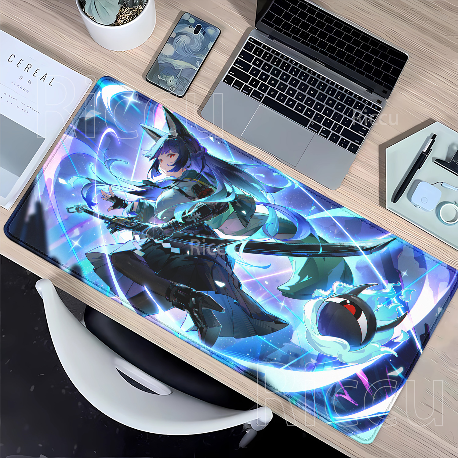 لوحة ماوس ZZZ هوشيمي ميابي زين - مراجعة Gaming Accessories Girls وسعره