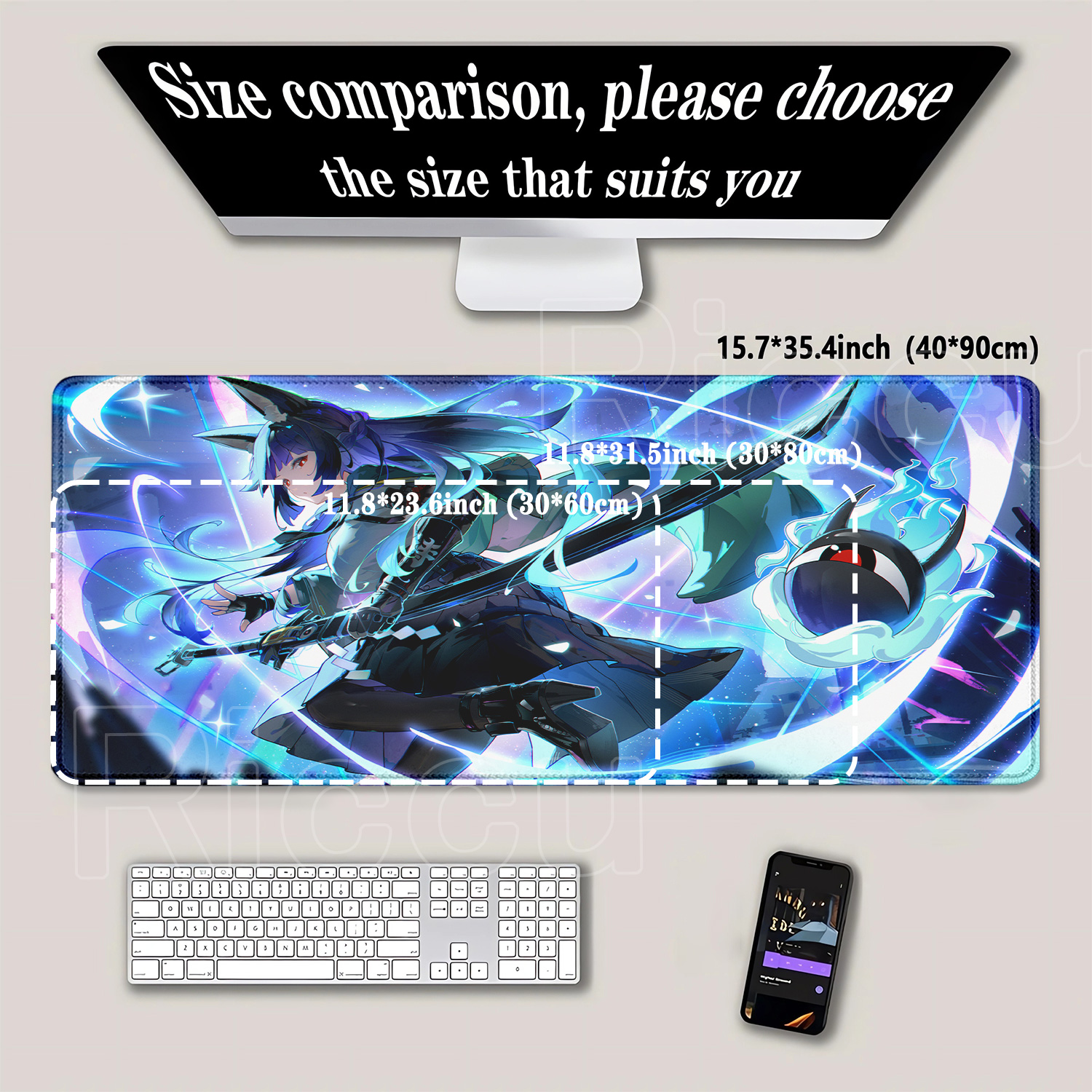لوحة ماوس ZZZ هوشيمي ميابي زين - مراجعة Gaming Accessories Girls وسعره