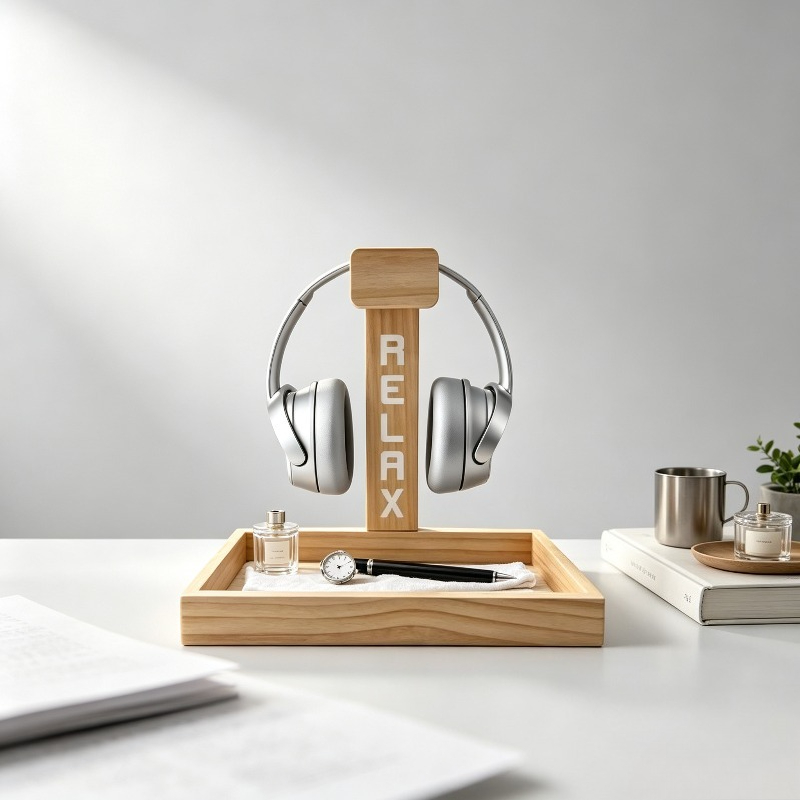 حامل خشبي لسماعات الألعاب، منظ - مراجعة Gaming Accessories Organizer وسعره