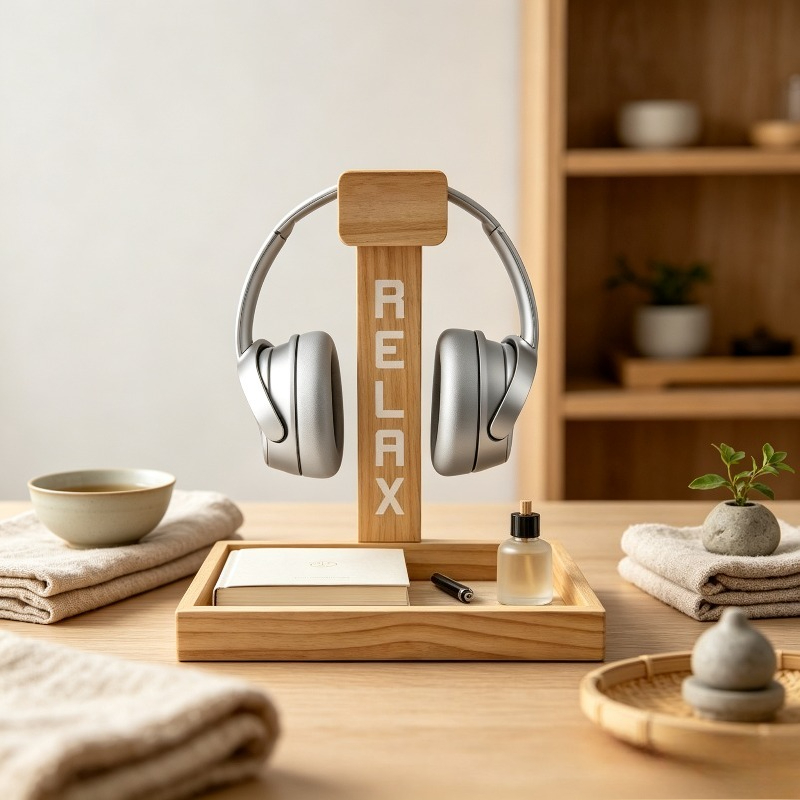 حامل خشبي لسماعات الألعاب، منظ - مراجعة Gaming Accessories Organizer وسعره
