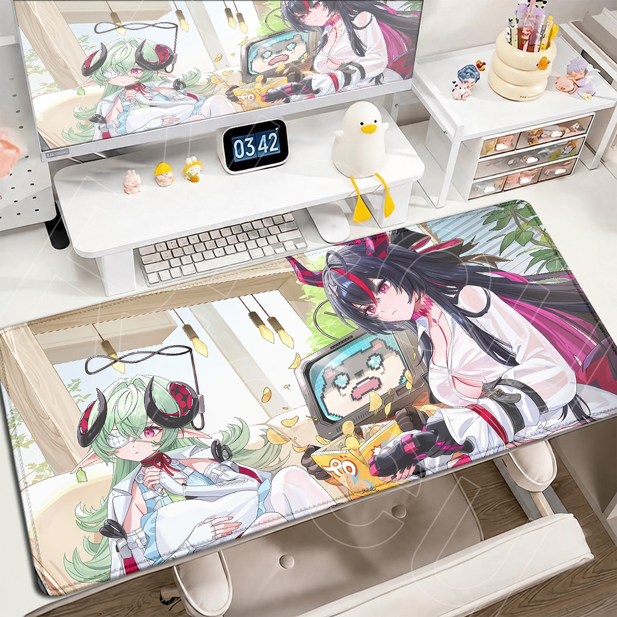 سجادة ألعاب إلكترونية مطاطية غ - مراجعة Gaming Accessories Girls وسعره