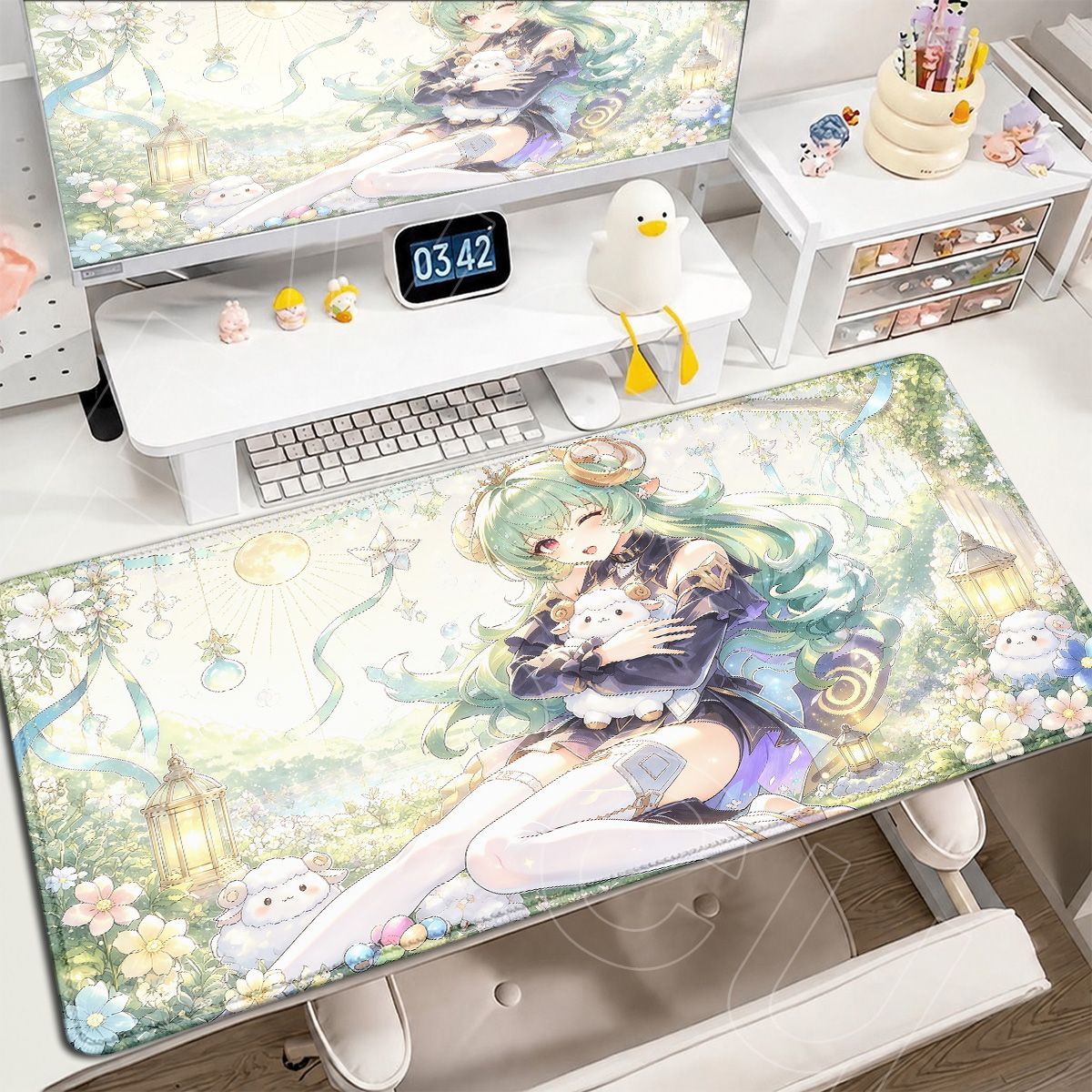 سجادة ألعاب إلكترونية مطاطية غ - مراجعة Gaming Accessories Girls وسعره