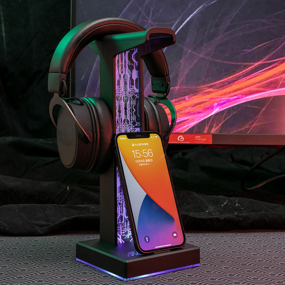 حامل سماعة رأس للألعاب RGB ، م - مراجعة Gaming Accessories Setup وسعره